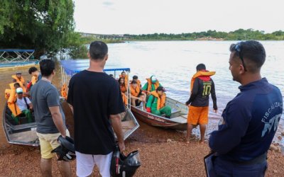 Governo do Tocantins renova contrato de voadeiras para travessia gratuita entre Aguiarnópolis e Estreito