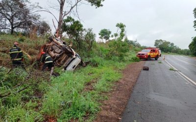 Motorista morre após capotar veículo na BR-153, em Wanderlândia