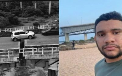 ?Estão roubando coisas do meu automóvel?, diz dono de carro preso em ponte