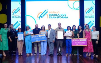 Governo do Tocantins premia projetos inovadores e avanços nos índices educacionais com os prêmios Escola que Transforma e Ideb Mais Tocantins