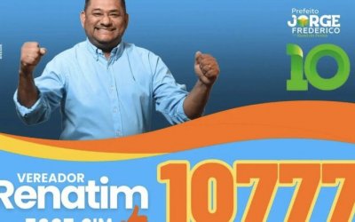 Renatim é eleito vereador de Araguaína com 1.445 votos pelo Republicanos