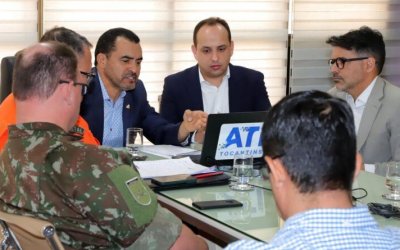 Em reunião com prefeitos, governador Wanderlei Barbosa anuncia R$ 6 milhões em recursos e até 500 brigadistas no combate aos incêndios florestais