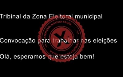 TRE-TO alerta sobre golpe que pede atualização de dados por meio de falsa convocação de mesário