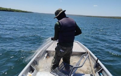 Operação Malha Fina do Naturatins apreende mais de 2 mil metros de redes de pesca