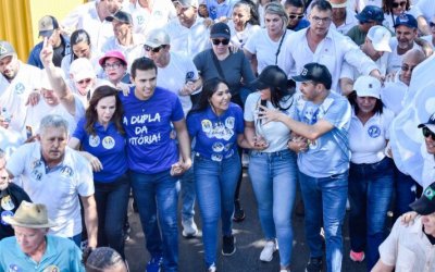 Ao lado do governador Wanderlei, Janad lidera caminhada histórica na região sul de Palmas