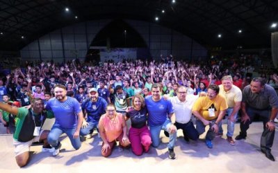 Mais de 1200 estudantes-atletas participam da  cerimônia de abertura da etapa estadual dos JETs 2024