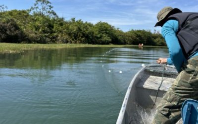 Ações de fiscalização recolhem mais de dois mil metros de redes de pesca no Tocantins