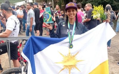 Com o apoio do Governo do Tocantins, atleta de Palmas é vice-campeã brasileira de downhill