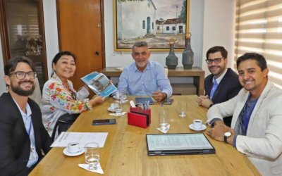 Governador em exercício, Amélio Cayres, recebe visitas institucionais para aprovação de lei para piscicultura e encaminhamento de projetos