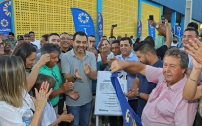 Em Tocantínia, governador Wanderlei Barbosa inaugura Complexo Poliesportivo que recebeu R$ 2 milhões do Estado