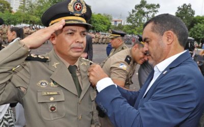 Governador Wanderlei Barbosa conduz solenidade que marca a promoção e o reconhecimento dos policiais militares tocantinenses