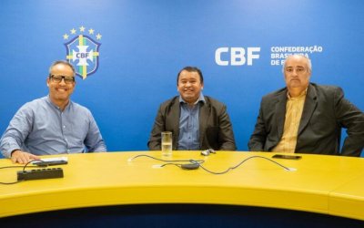 Governo do Tocantins debate políticas de desenvolvimento do esporte em reunião na sede da CBF no Rio de Janeiro