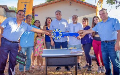 Vice-governador Laurez Moreira participa da entrega de unidades habitacionais do programa Pró-Moradia, no Taquari