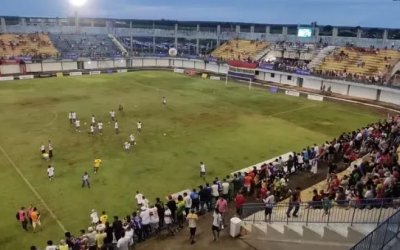 Com Mirandão lotado, Araguaína e União empatam no primeiro jogo da semifinal do Tocantinense