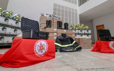 Corpo de Bombeiros Militar do Tocantins recebe 598 materiais e equipamentos da SENASP
