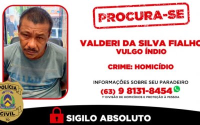 Polícia Civil procura homem investigado por homicídio ocorrido em 2023