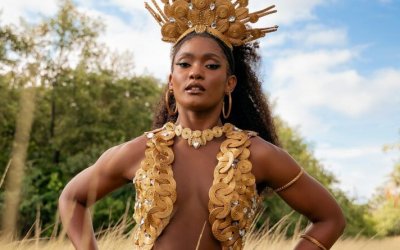 Capim-dourado é destaque em ensaio da escola de samba Unidos do Viradouro, no Rio de Janeiro