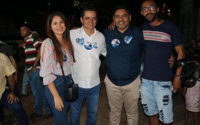 Jorge Frederico e Flávio Cabanhas reúnem multidão no setor Araguaína Sul