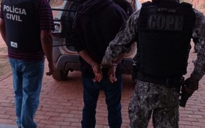 Polícia Civil  prende homem condenado por homicídio
