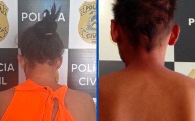 Mãe e padrasto são presos no TO suspeitos de estuprar menina de 11 anos