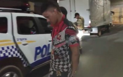 VÍDEO: Suspeito é preso em flagrante tentando furtar veículos no centro de Araguaína; jovem tentou se passar por menor de idade