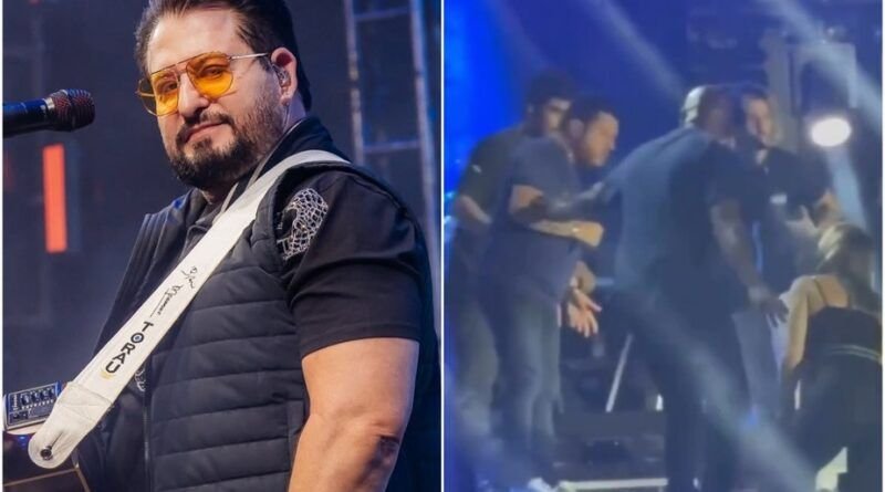Marrone sofre queda do palco em show e preocupa fãs às vésperas da Agrotins