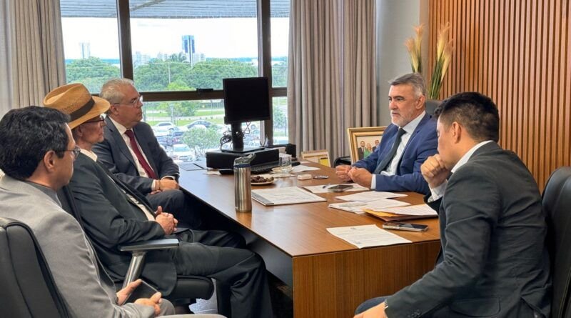 Amélio Cayres recebe presidente do TCE-TO para alinhamento institucional e novas ações conjuntas
