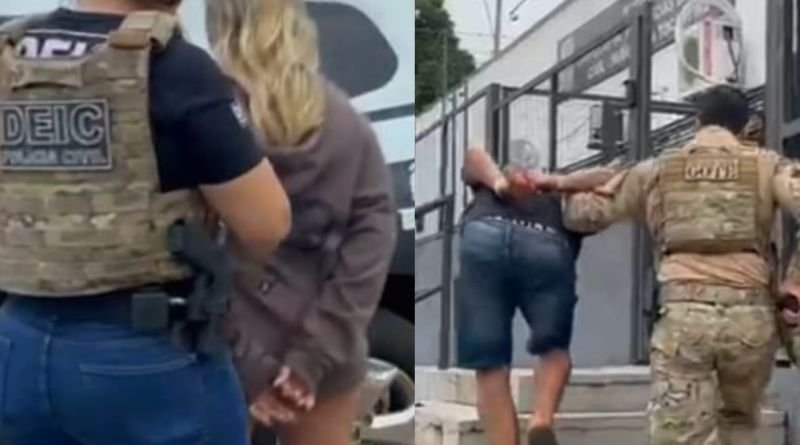 PolÃcia prende dois suspeitos por homicÃdio brutal em ParaÃso do Tocantins; terceiro envolvido está foragido