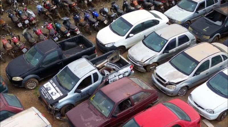 Leilão do Detran-TO tem lances a partir de R$ 30; evento será on-line nos dias 25 e 26 de fevereiro