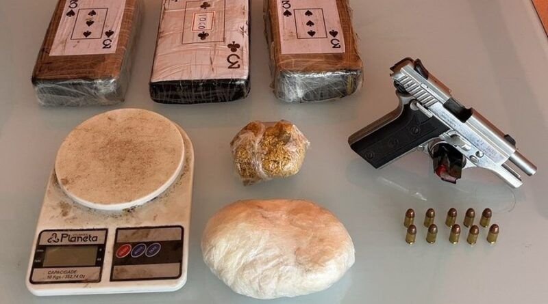 Polícia Civil prende suspeito com armas e drogas durante a Operação Asfixia