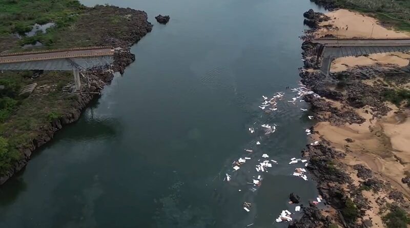 Ponte entre Tocantins e Maranhão é implodida após desabamento; confira o vídeo