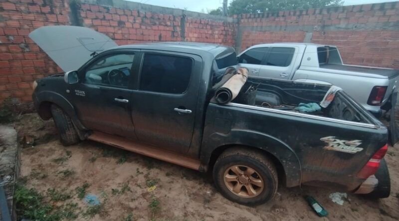 Operação da Polícia Militar recupera caminhonetes furtadas em Araguaína