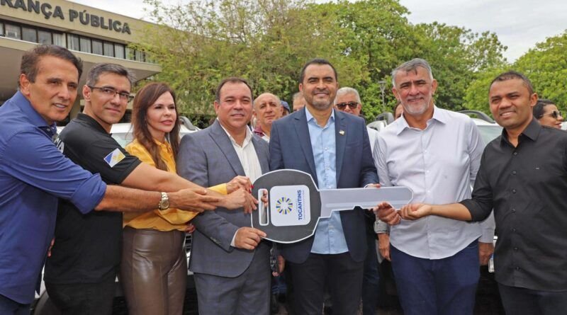 Governador Wanderlei Barbosa autoriza concurso da PolÃcia Civil com 381 vagas e entrega 210 veÃculos para renovar frota da Segurança Pública