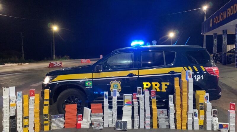 PRF apreende carga ilegal avaliada em  2 milhões de reais em Araguaína