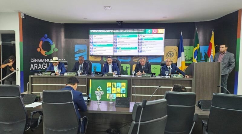 Câmara de Araguaína conquista Selo Diamante e alcança 95,83% em ranking nacional de transparência