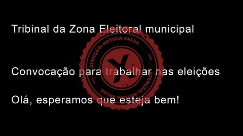 TRE-TO alerta sobre golpe que pede atualização de dados por meio de falsa convocação de mesário