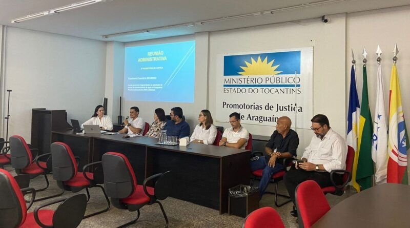 Ministério Público promove reunião de BRK com moradores para buscar soluções para o fornecimento de água em Araguaína