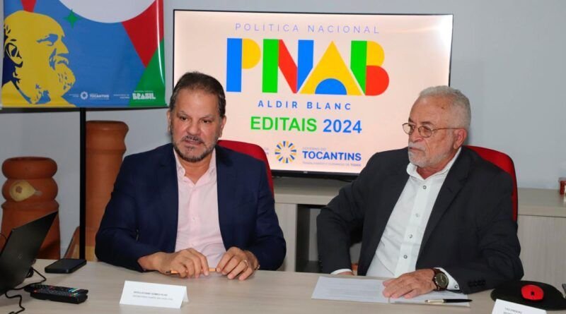 Governo do Tocantins anuncia o lançamento de editais culturais no valor de R$ 25 milhões