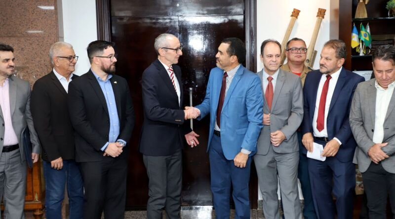 Governador Wanderlei Barbosa recebe embaixador da Áustria e sinaliza possibilidade de intercâmbio para formação de mão de obra