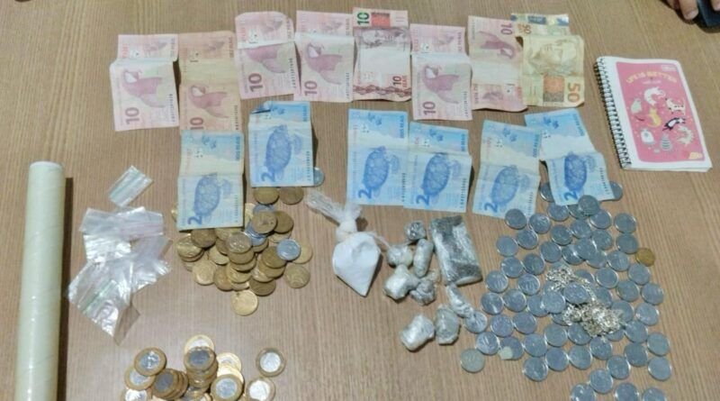 PolÃcia Militar prende homem por tráfico de drogas em Lagoa da Confusão