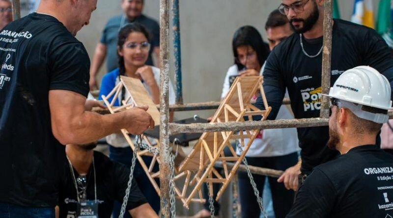 De Palitos de Picolé a Pontes de 200kg: desafio do UNITPAC revela talentos em AraguaÃna