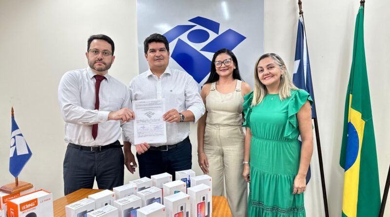 Secretaria de Estado da Saúde recebe equipamentos eletrônicos da Receita Federal