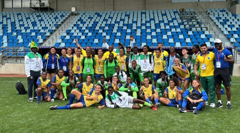 Equipe feminina de futebol do Tocantins goleia a Nigéria e segue para a semifinal no Campeonato Mundial Escolar