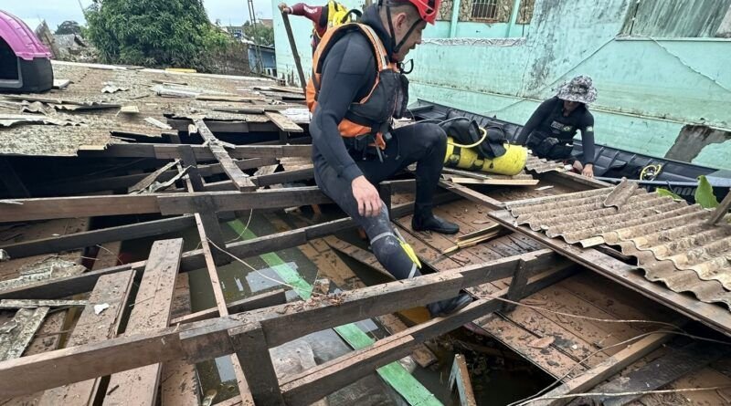 Bombeiros do Tocantins seguem trabalho de resgate de vítimas das enchentes no Rio Grande do Sul