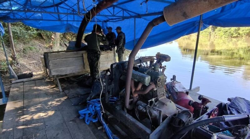 Naturatins e BPMA realizam operação de combate ao garimpo ilegal