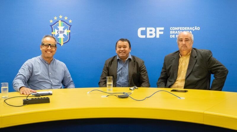 Governo do Tocantins debate políticas de desenvolvimento do esporte em reunião na sede da CBF no Rio de Janeiro