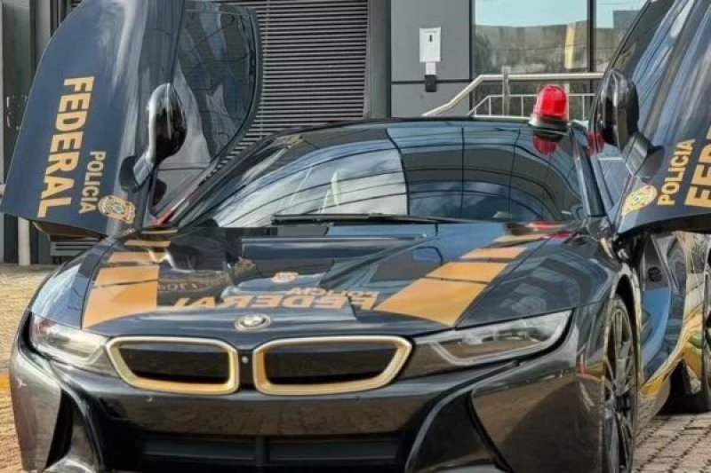 Apreendido pela PF, carro de luxo vira viatura em Palmas