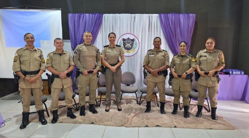 PolÃcia Militar realiza solenidade alusiva ao primeiro ano de atuação da Patrulha Maria da Penha em AraguaÃna