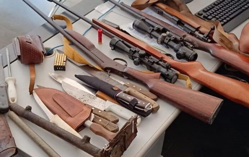PolÃcia Civil deflagra operação contra furto de gado, apreende armas de fogo e prende homem