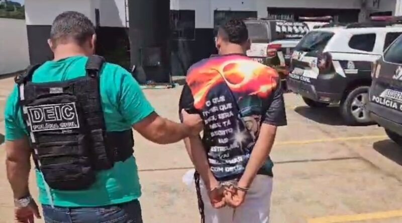 Polícia Civil prende membro de facção que teria decepado as mãos e matado um bandido rival
